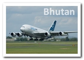 ICAO and IATA codes of Bhutan