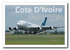 ICAO and IATA codes of Cote D'Ivoire (Ivory Coast)