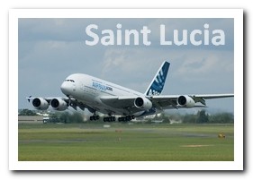 ICAO and IATA codes of Saint Lucia