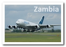 ICAO and IATA codes of Zambia